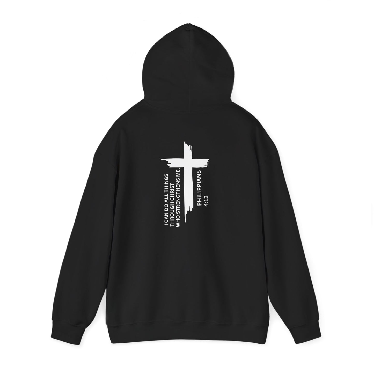 Faith-Inspired Unisex Hooded Sweatshirt, Christian Apparel, Cozy Religious Hoodie, Inspirational Gift, Winter Sweatshirt
