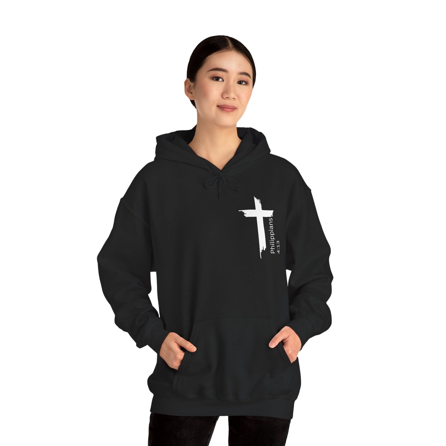 Faith-Inspired Unisex Hooded Sweatshirt, Christian Apparel, Cozy Religious Hoodie, Inspirational Gift, Winter Sweatshirt